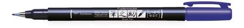 TOMBOW - ROTULADOR CALIGRAFIA FUDENOSUKE PUNTA DURA AZUL (Ref.WS-BH15)