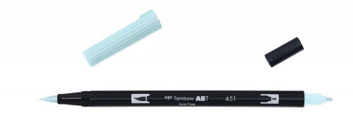 TOMBOW - ROTULADOR DOBLE PUNTA PINCEL AZUL CIELO (Ref.ABT-451)