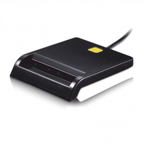 TOOQ - Lector de tarjetas DNIE usb 2.0 negro (Ref.TQR-210B)
