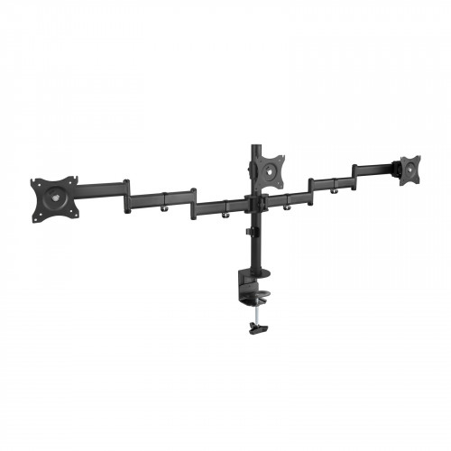 TOOQ - Soporte de mesa para 3 pantallas (monitor / plasma / LCD / LED) 13"-27" (Ref.DB1327TN-B)