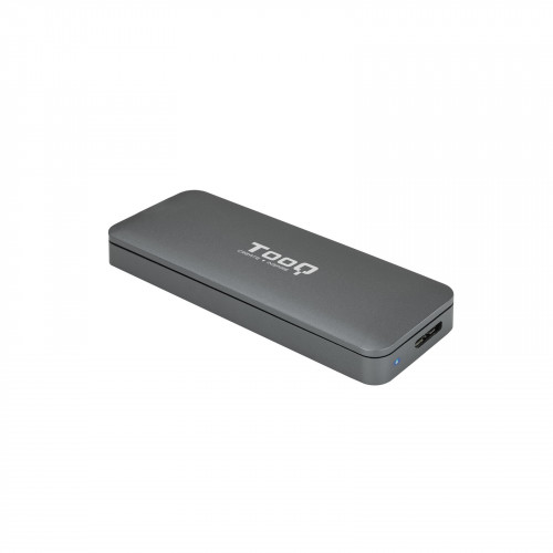 TOOQ - caja para disco duro externo M.2 Caja externa para unidad de estado sólido (SSD) Gris (Ref.TQE-2281G)