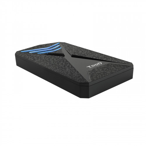 TOOQ - caja para disco duro externo 2.5" Carcasa de disco duro/SSD Negro (Ref.TQE-2550BL)