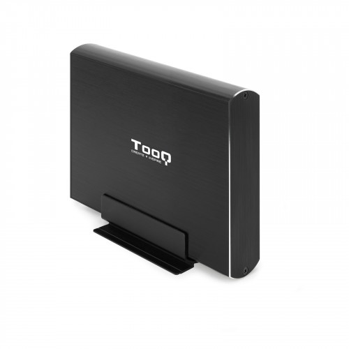 TOOQ - caja para disco duro externo 3.5" Caja de disco duro (HDD) Negro (Ref.TQE-3531B)