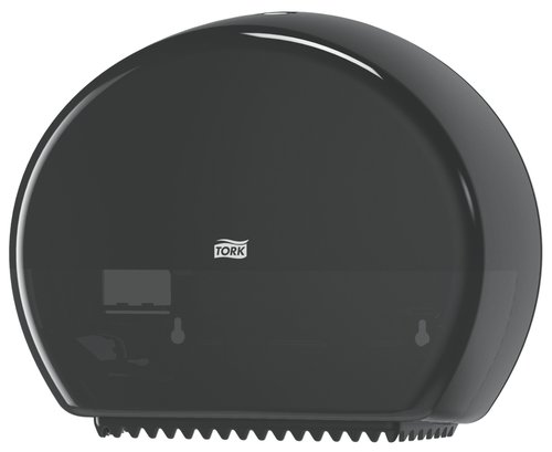TORK - PORTARROLLOS PAPEL HIGIENICO MINI JUMBO NEGRO (Ref.555008)