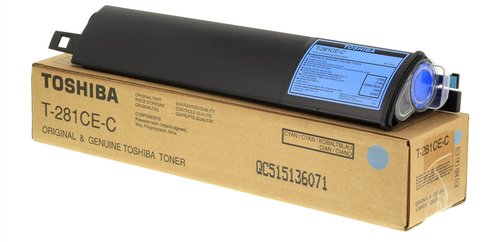 TOSHIBA - TONER T-281-CEC CIAN E-STUDIO 281C 351E 451E (2.000 PÁG.) (Ref.T281CEC)