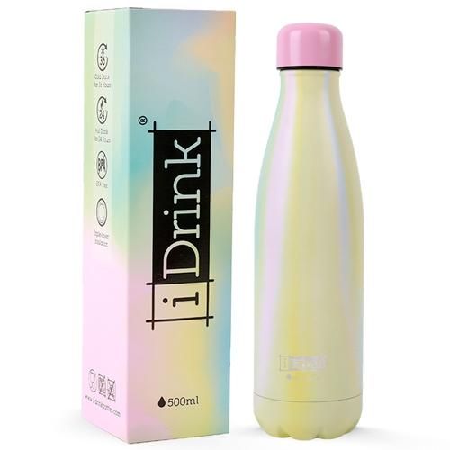 TOTAL JUGGLING S.R.L (I-TOTAL) - I-DRINK BOTELLA ISOTÉRMICA 500ML A/INOXIDABLE RAINBOW DREAM (Ref.ID0095)