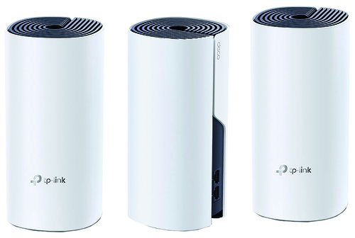TP-LINK - Deco E4 (3-pack) Doble banda (2,4 GHz / 5 GHz) Wi-Fi 5 (802.11ac) Blanco, Gris 2 Interno (Ref.DECO E4(3-PACK))