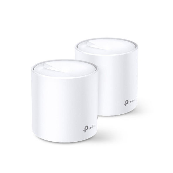 TP-LINK - Deco X20 (2-pack) router inalámbrico Doble banda (2,4 GHz / 5 GHz) Gigabit Ethernet Blanco (Ref.DECO X20(2-PACK))