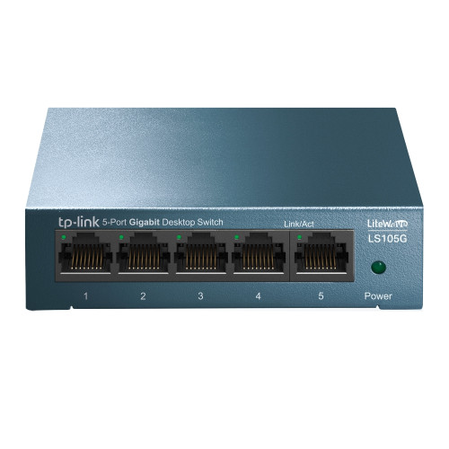 TP-LINK - No administrado Gigabit Ethernet (10/100/1000) Azul (Ref.LS105G)