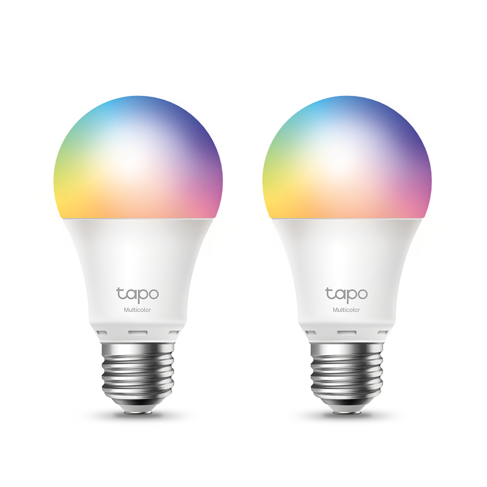 TP-LINK - Tapo L530E(2-pack) Bombilla inteligente 8,7 W Metálico, Blanco Wi-Fi (Ref.TAPO L530E(2-PACK))