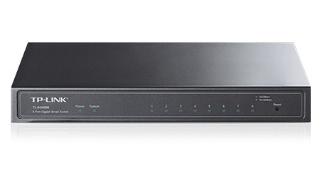 TP-LINK - Gestionado Gigabit Ethernet (10/100/1000) Negro (Ref.TL-SG2008)