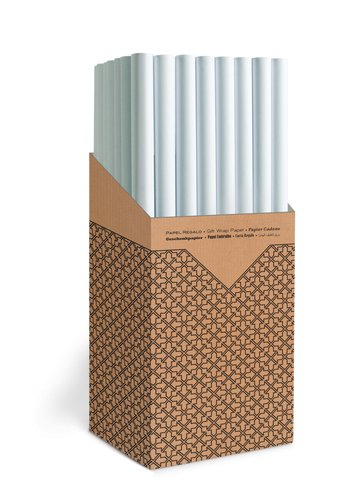 TV - PAPEL de REGALO ROLLO 0,7x3 m (CAJA de 60) CELULOSA BLANCO ANONIMO (Ref.CRC8307030015)