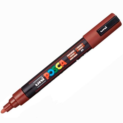 UNI-BALL - UNIBALL MARCADOR POSCA PC-5M NO PERMANENTE PUNTA FORMA DE BALA 1,8 - 2,5 MM MARRON CACAO (Ref.262576000)