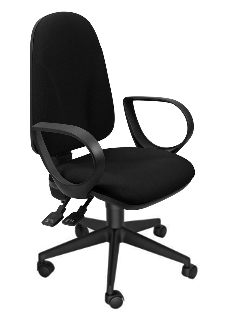 UNISIT - SILLA OPERATIVA TÁMESIS NEGRA REPOSABRAZOS FIJOS (Ref.TMSY/BRJ/EN)