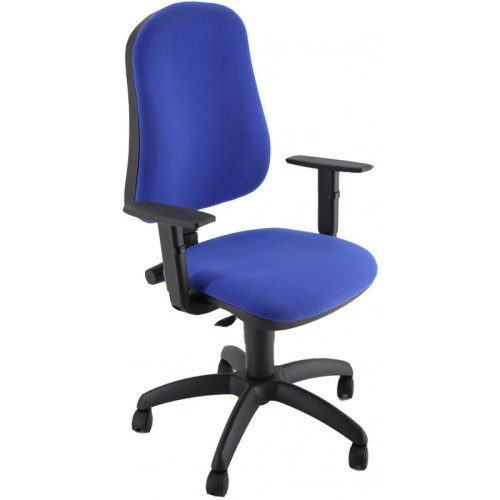 UNISIT - SILLA OPERATIVA VOLGA SIMPEL AZUL REPOSABRAZOS AJUSTABLES (Ref.SICP/BRF/EB)