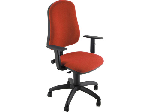 UNISIT - SILLA OPERATIVA VOLGA SIMPEL ROJA REPOSABRAZOS AJUSTABLES (Ref.SICP/BRF/ER)