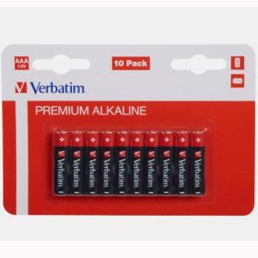 VERBATIM - PILAS ALCALINAS AAA -LR03- PACK 10 UDS (Ref.49874)
