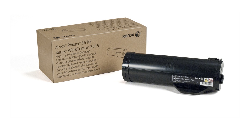 XEROX - CONSUMIBLE IMPRESORA LASER TONER NEGRO AC 3610 WC3615 (Ref.106R02722)