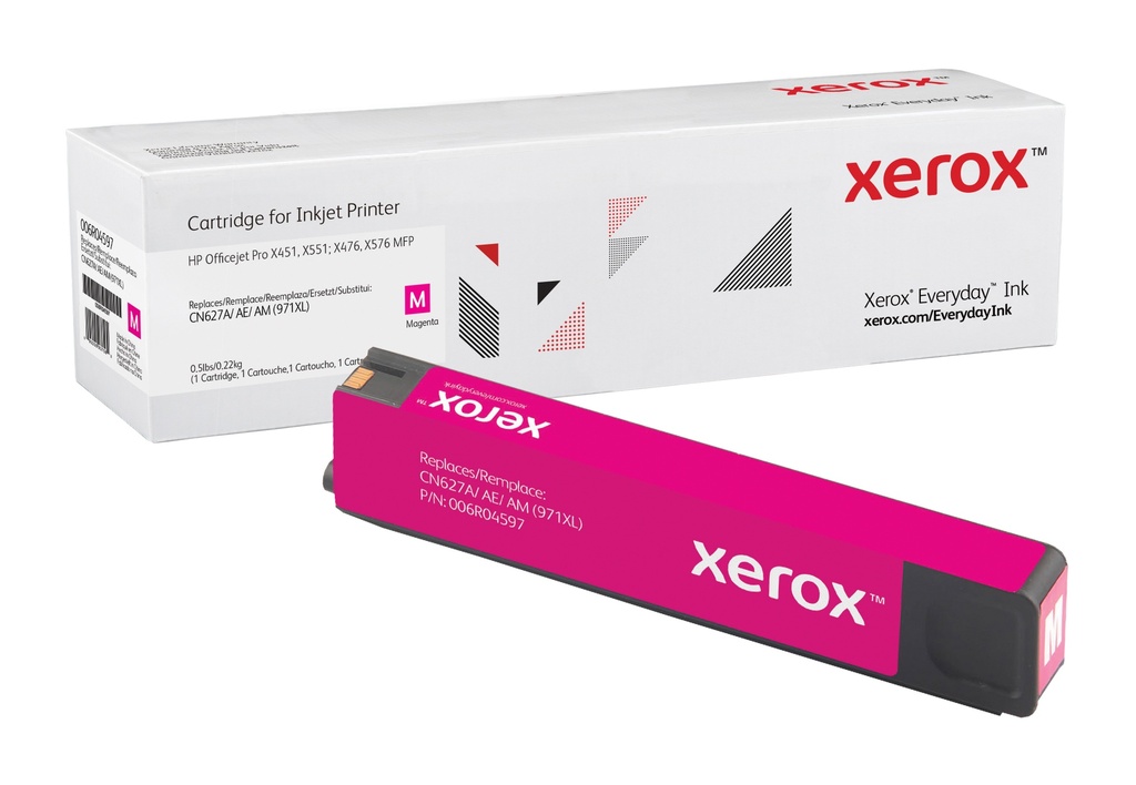 XEROX - Everyday Toner Magenta Para HPCN627AE nº970XL (Ref.006R04597)