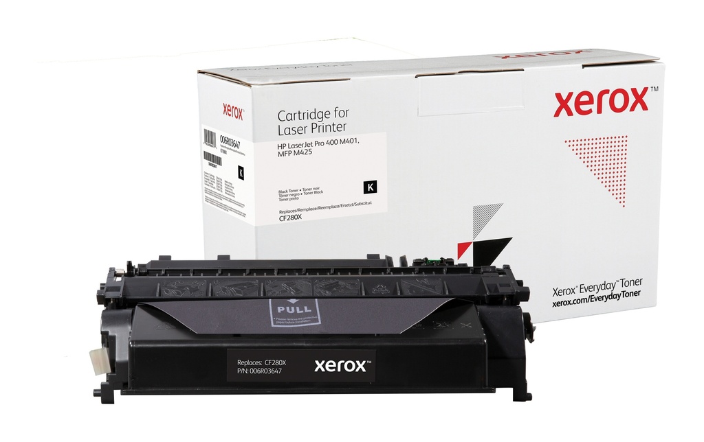 XEROX - Everyday Toner para HP CF280X Extra Alto Rendimiento Negro (Ref.006R03647)