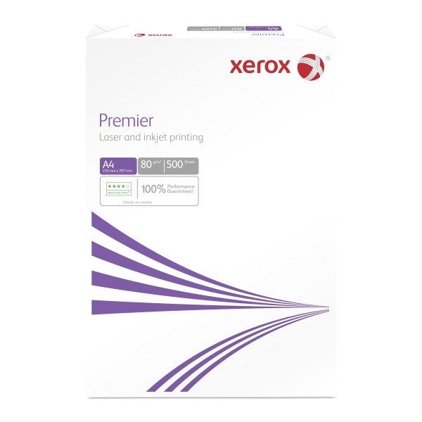 XEROX - PREMIER BLANCO, PAPEL REPROGRAFICO, PASTA QUIMICA 80G/M2, 210MM X 297MM, A4, FIBRA AL LADO LARGO 500 HOJAS/PAQ, 70 % PEFC CERTIFIED (MINIMO COMPRA 50 PAQUETES) (Ref.003R91720 virtual)