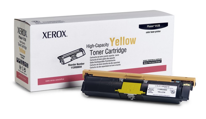 XEROX - TEKTRONIX TONER AMARILLO PARA PHASER 6120 (Ref.113R00694)
