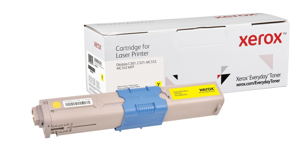 XEROX - TONER AMARILLO OKIDATA C301, C321/ MC332, MC342 MFP - 44973533 (Ref.006R04263)