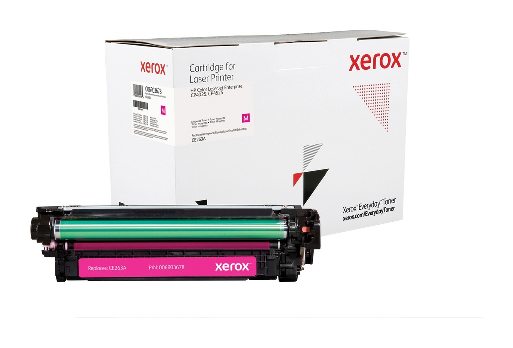 XEROX - TONER MAGENTA PARA COLOR LASERJET CP4025, CM4540 (CE263A) (Ref.006R03678)
