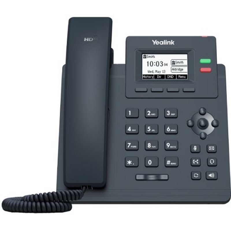 YEALINK - , 2 cuentas, CON PoE, SIN PSU (Ref.SIP-T31G)