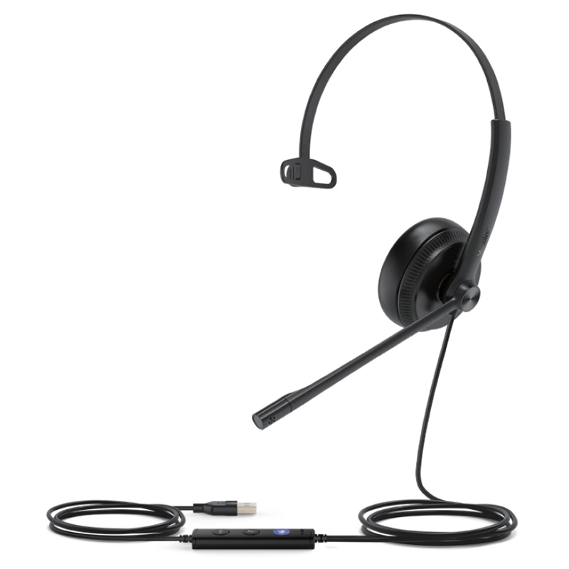 YEALINK - Auriculares monoaural USB (Ref.UH34 Mono Teams)