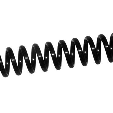 YOSAN - ESPIRAL PLASTICO NEGRA 12 MM (PASO 56 4.1) 100 UNIDADES (Ref.3034P4N12)