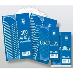 ZORRILLA - RECAMBIO TAURO 100 HOJAS A4 80GR LISO PAPEL BLANCO EXTRA (Ref.1022/100-A4-G)