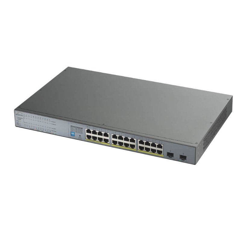 ZYXEL - GS1300-26HP Switch 24xGB PoE 2xSFP 250W (Ref.GS1300-26HP-EU0101F)