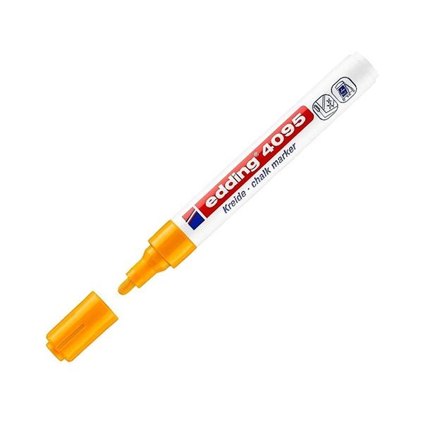 EDDING - Marcador NARANJA FLUORESCENTE DE TIZA LÍQUIDA FINO (Ref.4095-066)