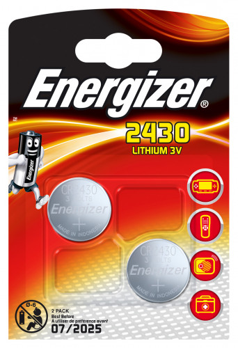 ENERGIZER - Pila alcalina Ultra Plus blister 2ud CR2430/AAAA 1.55V (Ref.637991)