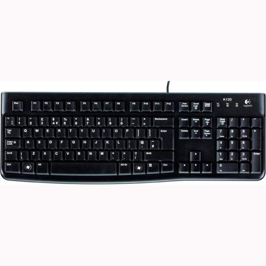 LOGITECH - K120 Teclado en español negro USB (Ref.920-002499)
