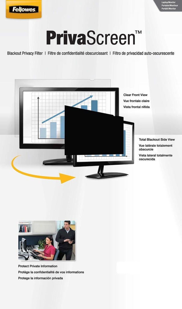 FELLOWES - Filtro de Privacidad de 24'' (Ref.4811801)