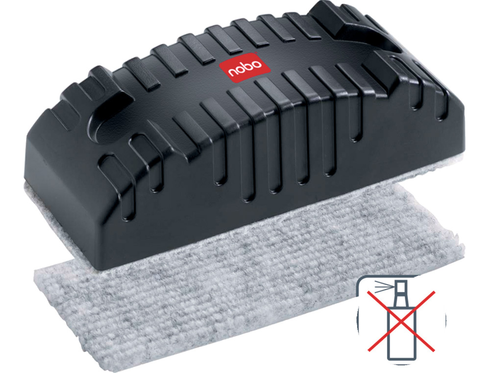 NOBO - Recambio borrador magnético Pack 10 Ud 7,5x16 cm (Ref.34534497)