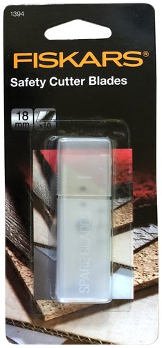 FISKARS - Cuchillas cutters 18 mm 10 ud (Ref.1004616)