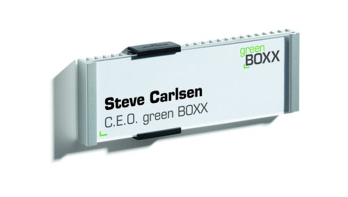 DURABLE - Rotulo Informacion Info Sign 149x52,5 mm Para puertas aluminio Metalico (Ref.4800-23)