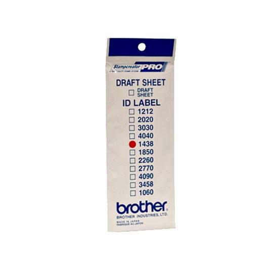 BROTHER - Etiqueta precortada Pack 24 14X38mm Blanco (Ref.ID1438)