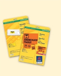 AVERY - Caja 540 ETIQUETAS IDENTIFICATIVAS (20 H.) ADHESIVAS PARA TEJIDOS 63,5x29,6 MM. (Ref.L4784-20)