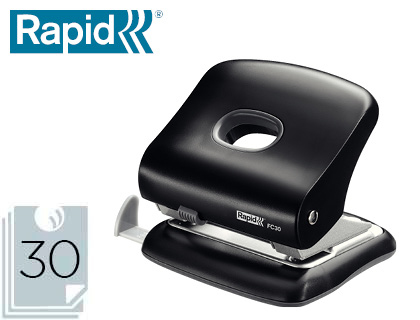 RAPID - Taladro FC30 30 Hojas Negro (Ref.23639401)
