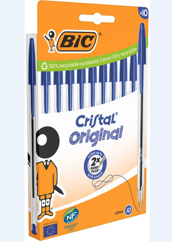 BIC - Cristal Blister 10unds. AZUL (Ref.830863)