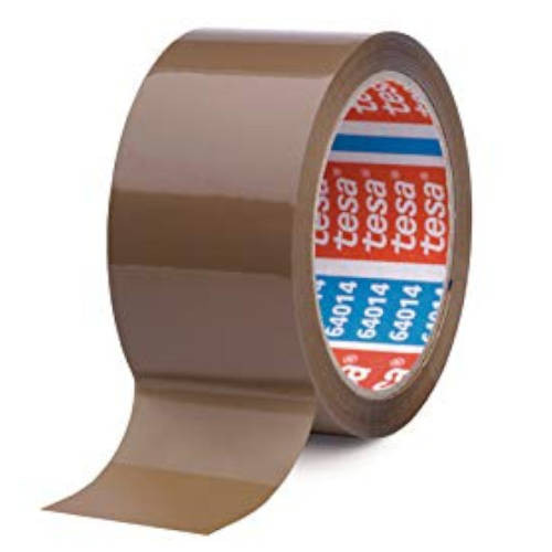 TESA - Cinta embalaje 50 mm x 66 m Marron (Ref.04024-00235-02)