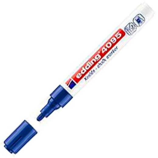 EDDING - Marcador AZUL DE TIZA LÍQUIDA FINO (Ref.4095-003)