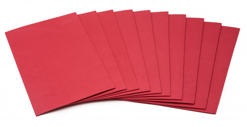 FAIBO - Goma Eva Bolsa 10 Ud 40x60 cm Rojo (Ref.1655-10-03)