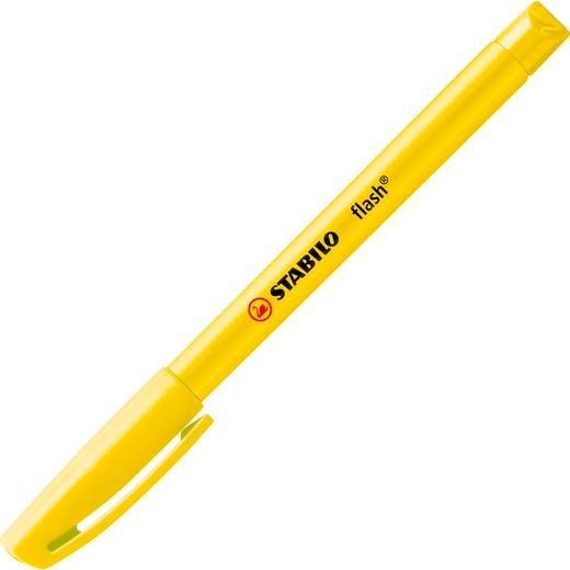 STABILO - Marcador fluorescente Flash Trazo 1-4mm Punta biselada Tinta base acuosa (Ref.555/24)