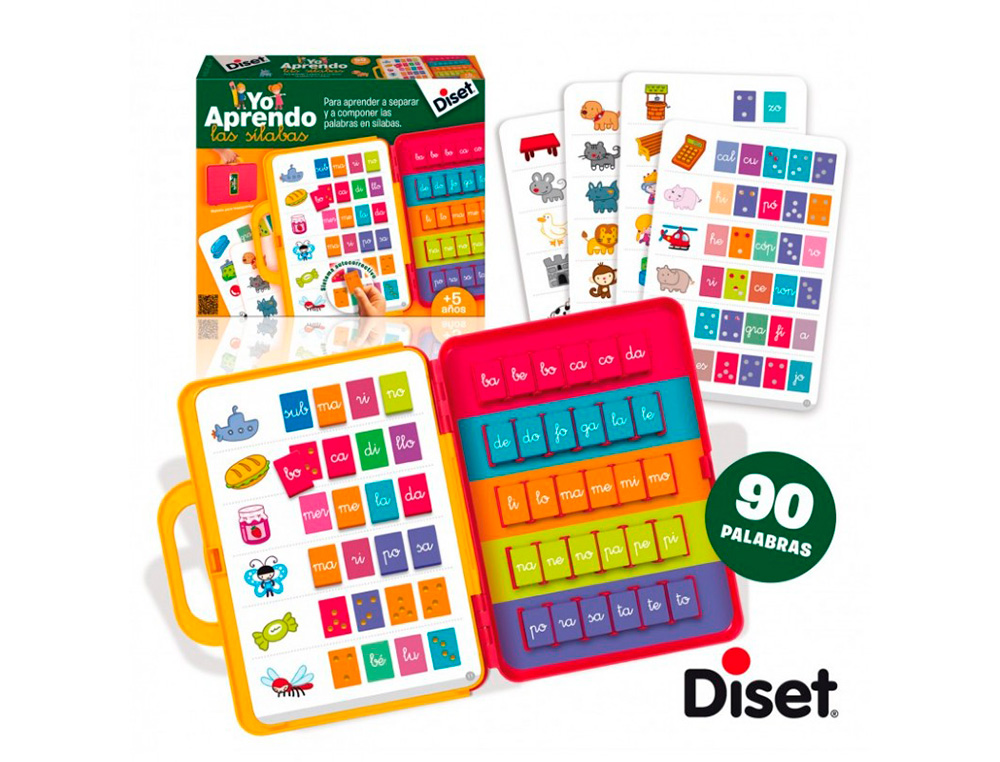 DISET - JUEGO DIDACTICO YO APRENDO LAS SILABAS (Ref.63747)