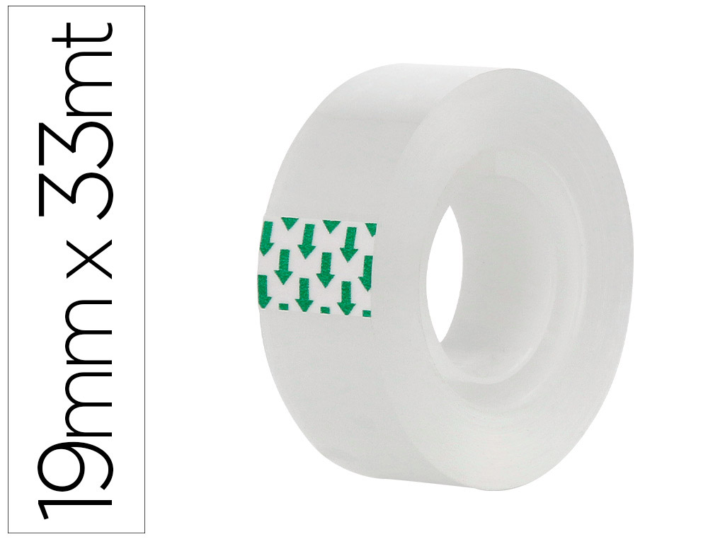 GRENNING - Pack 8 CINTAS ADHESIVAS TRANSPARENTE rollo 33x19 - (Ref.GN20)